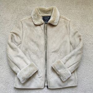 Coaco Neutral Suede Coat